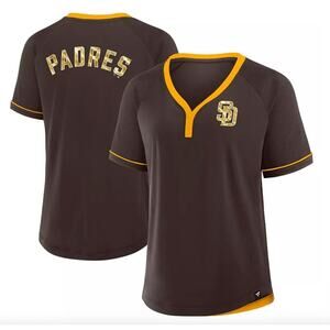 Copied - Women's Fanatics Brown San Diego Padres League V-Neck T-Shirt LG
